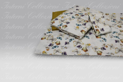 Completo Lenzuola Papillon 8465 giallo Martha O'Neil