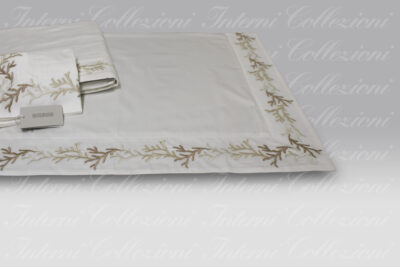 Completo Letto Corallomania bianco-beige-terra Mastro Raphael