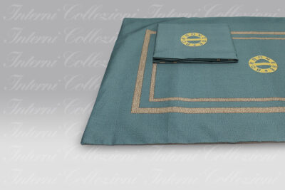 Coppia Federe Lounge petrolio Borbonese