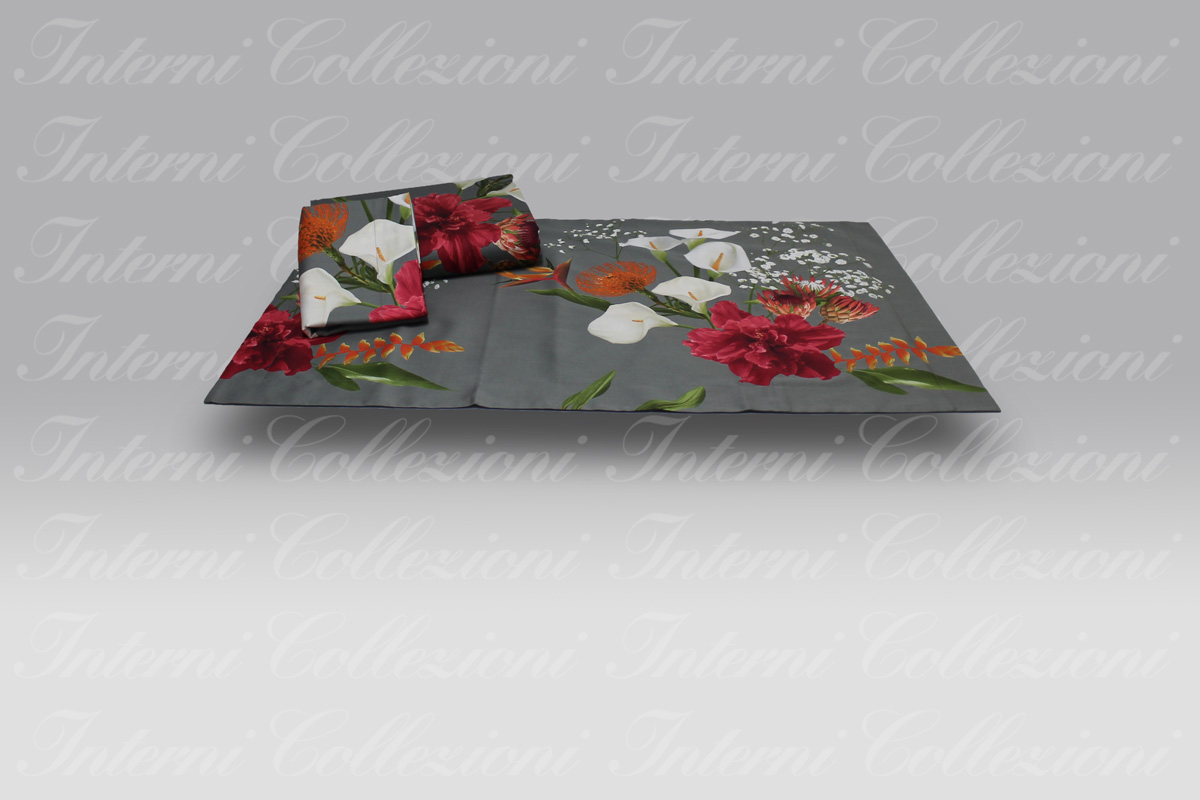 Parure Sacco Euforia grigio piombo Signoria Firenze (1) Parure Sacco Euforia grigio piombo Signoria Firenze