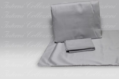 Parure Sacco Four Season Raso Unito grigio Tag House