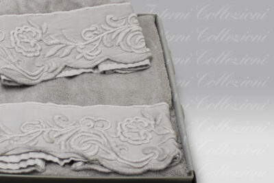 Coppia Spugna 1+1 Dune Merveille grigio perla Mastro Raphael