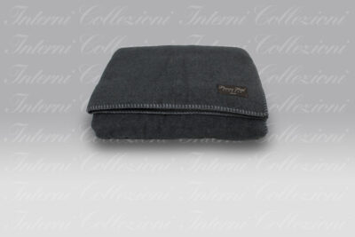 Plaid-Coperta Cervinia grafite Cavalieri