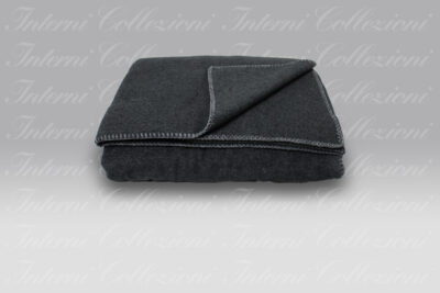 Plaid-Coperta Cervinia grafite Cavalieri