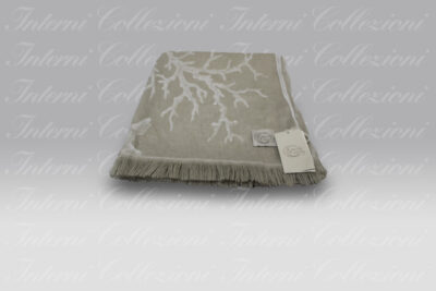 Plaid Corallina bianco-naturale Cecchi e Cecchi Agolab