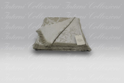Plaid Corallina bianco-naturale Cecchi e Cecchi Agolab