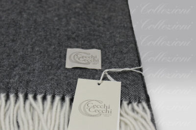 Plaid Scozia unito antracite Cecchi e Cecchi Agolab