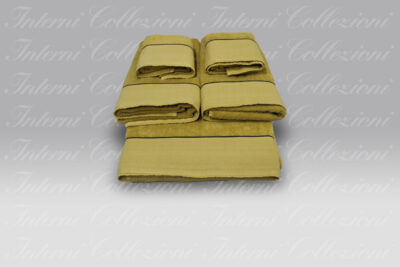 Set Spugna 5 pezzi Piper ocra David Home Collection