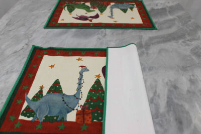 Set tovagliette MYMAT Jurassic Tessitura Toscana Telerie