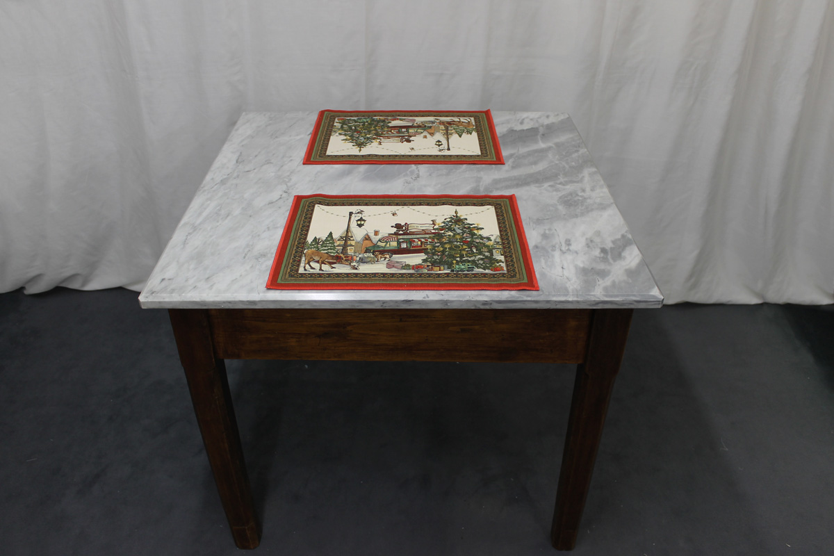 Set tovagliette MYMAT Natalis Tessitura Toscana Telerie (1) Set tovagliette MYMAT Natalis Tessitura Toscana Telerie