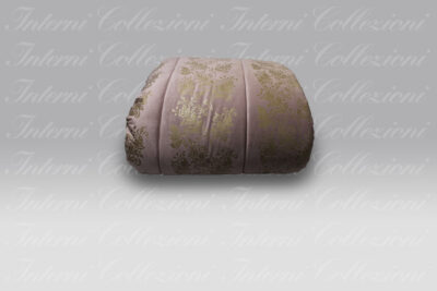 Trapunta Impero velluto rosa antivo-malva stampa oro David Home Collection